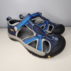 Keen Sandals Youth Size 3 Venice H2 Trail Hiking Water Sport Shoes Blue Gray
